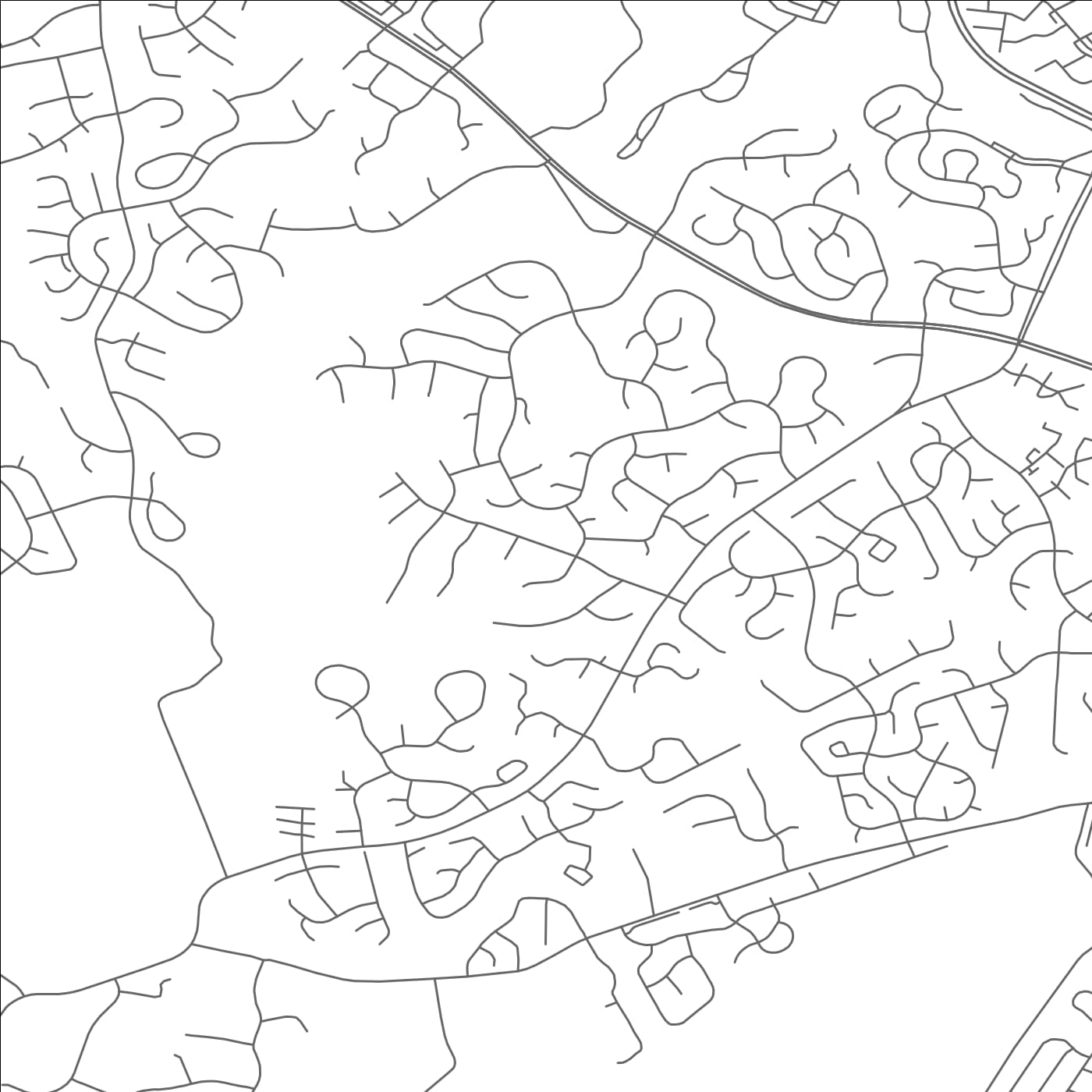 ROAD MAP OF NORTH POTOMAC, MARYLAND BY MAPBAKES