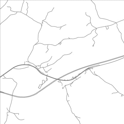 ROAD MAP OF PLEASANT GROVE, MARYLAND BY MAPBAKES