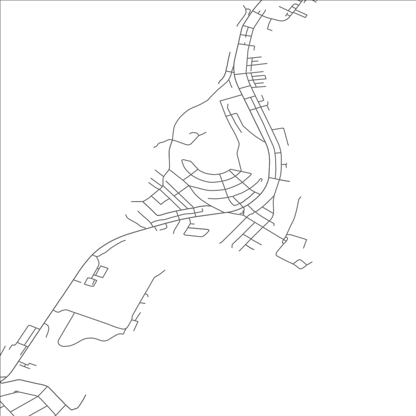 ROAD MAP OF POTOMAC PARK, MARYLAND BY MAPBAKES