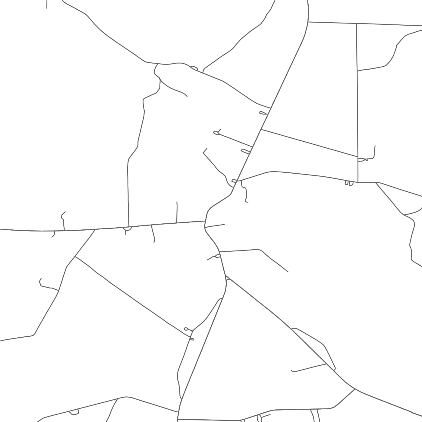 ROAD MAP OF POWELLVILLE, MARYLAND BY MAPBAKES