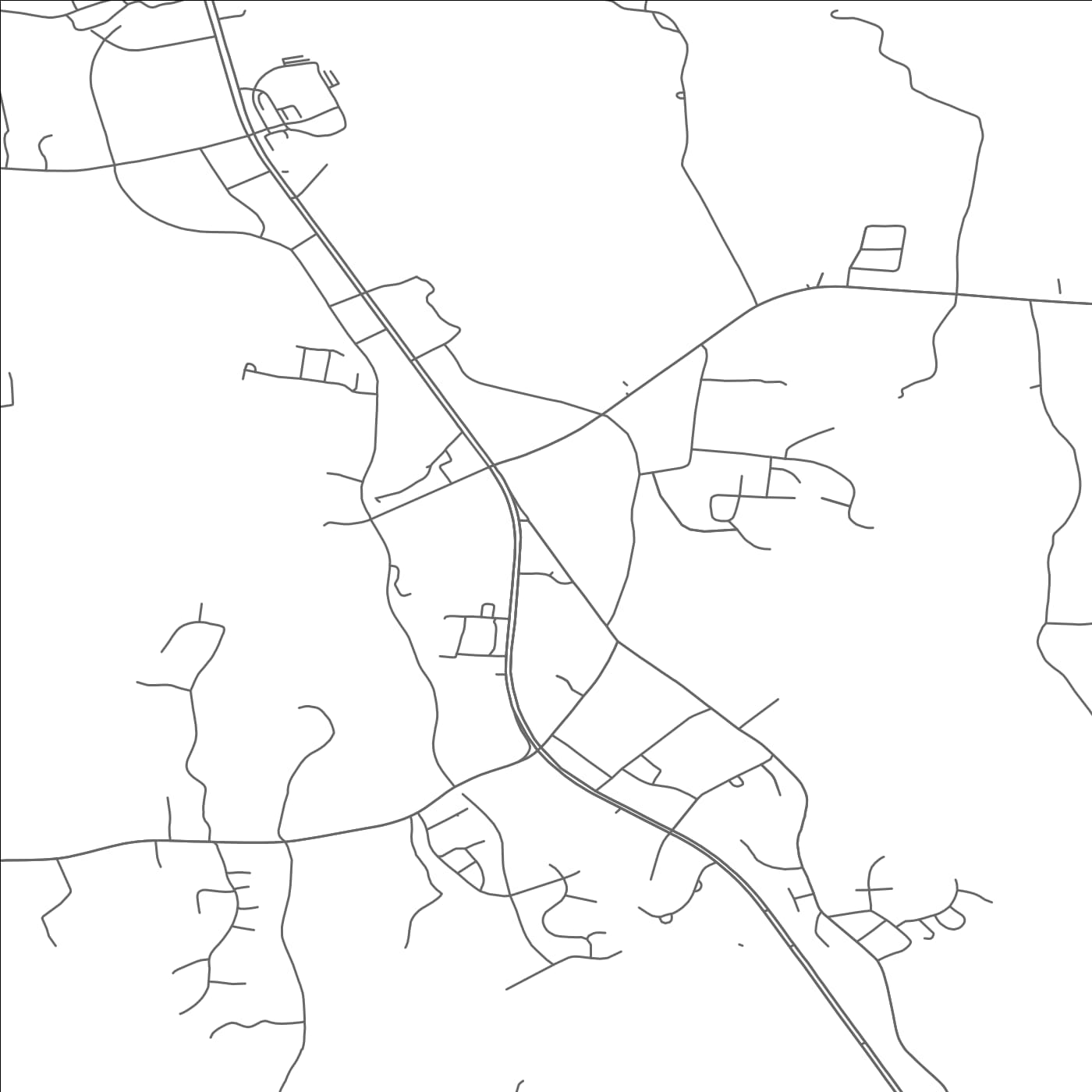 ROAD MAP OF PRINCE FREDERICK, MARYLAND BY MAPBAKES