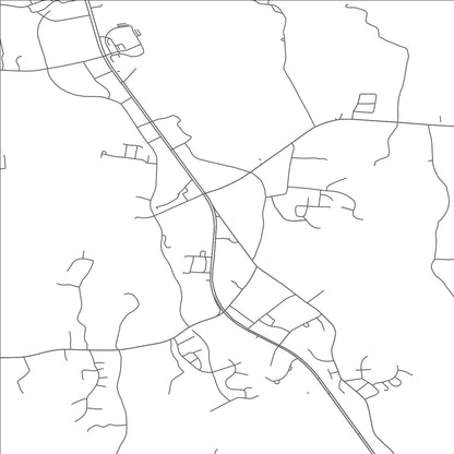 ROAD MAP OF PRINCE FREDERICK, MARYLAND BY MAPBAKES