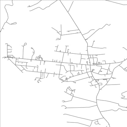 ROAD MAP OF ROCK HALL, MARYLAND BY MAPBAKES