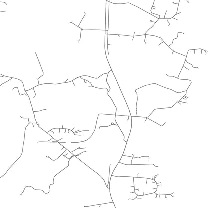 ROAD MAP OF ROHRERSVILLE, MARYLAND BY MAPBAKES