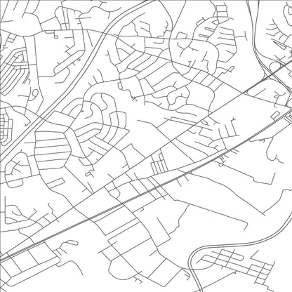 ROAD MAP OF ROSEDALE, MARYLAND BY MAPBAKES