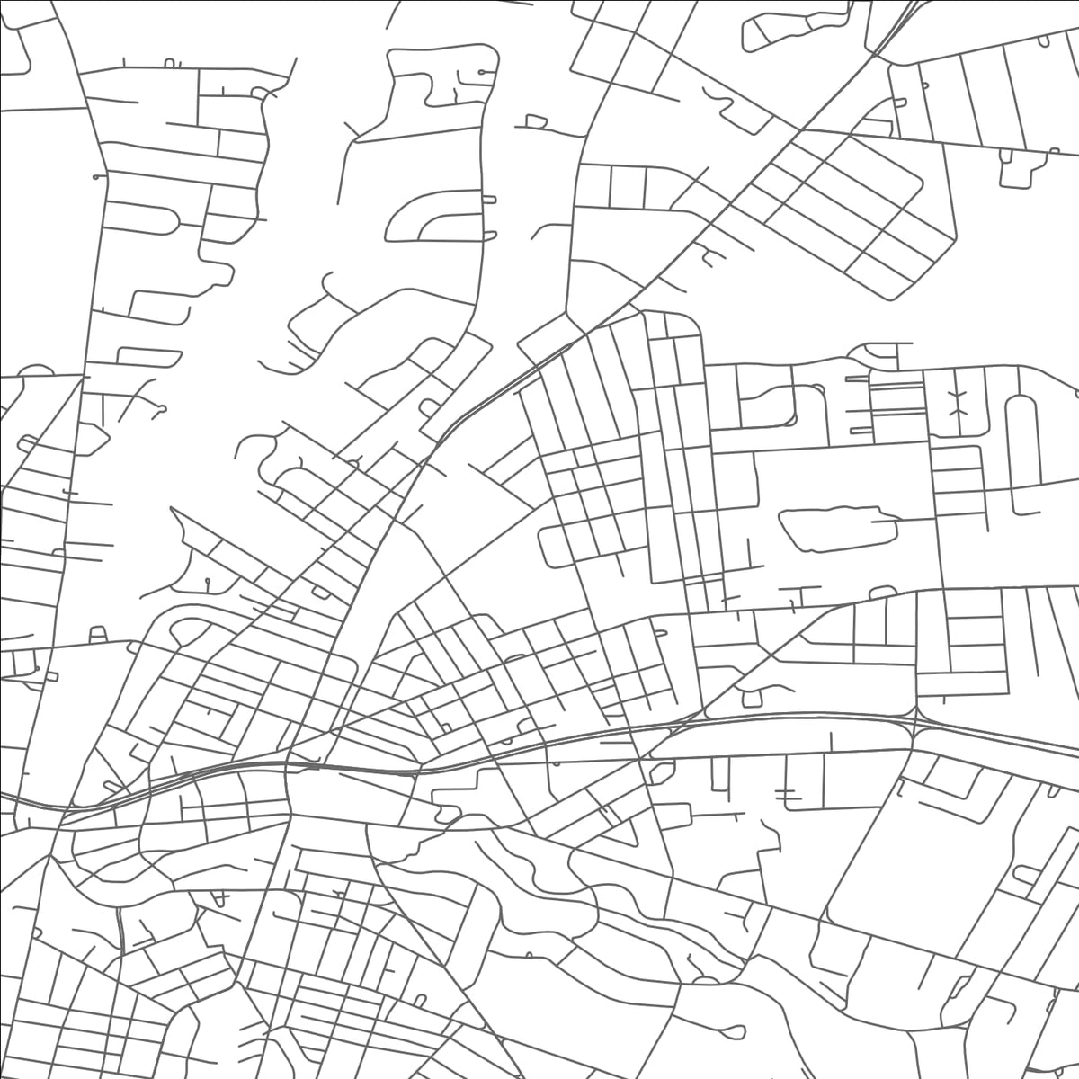 ROAD MAP OF SALISBURY, MARYLAND BY MAPBAKES
