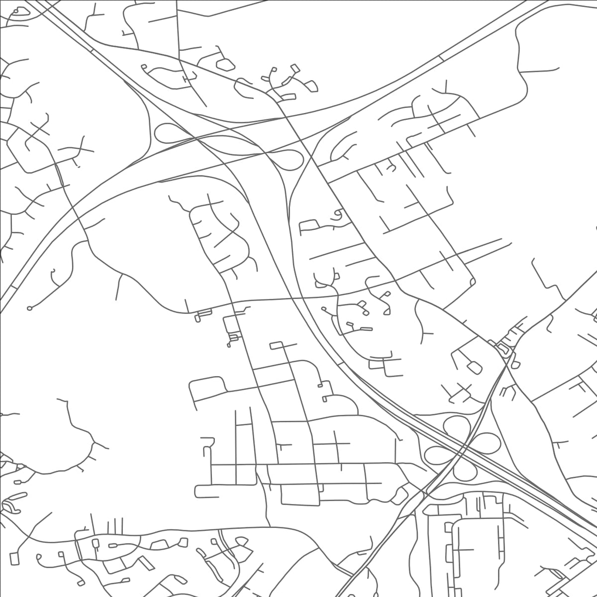 ROAD MAP OF SAVAGE, MARYLAND BY MAPBAKES