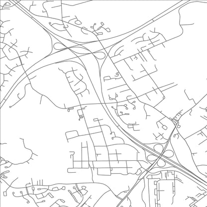 ROAD MAP OF SAVAGE, MARYLAND BY MAPBAKES