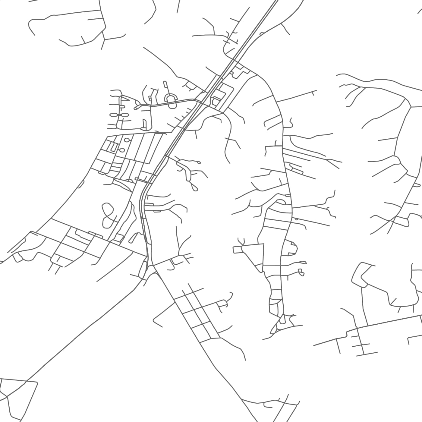 ROAD MAP OF SOLOMONS, MARYLAND BY MAPBAKES