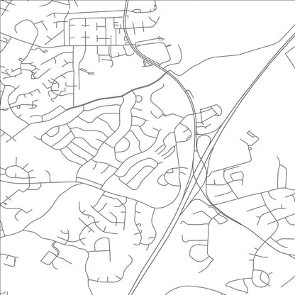 ROAD MAP OF SOUTH LAUREL, MARYLAND BY MAPBAKES