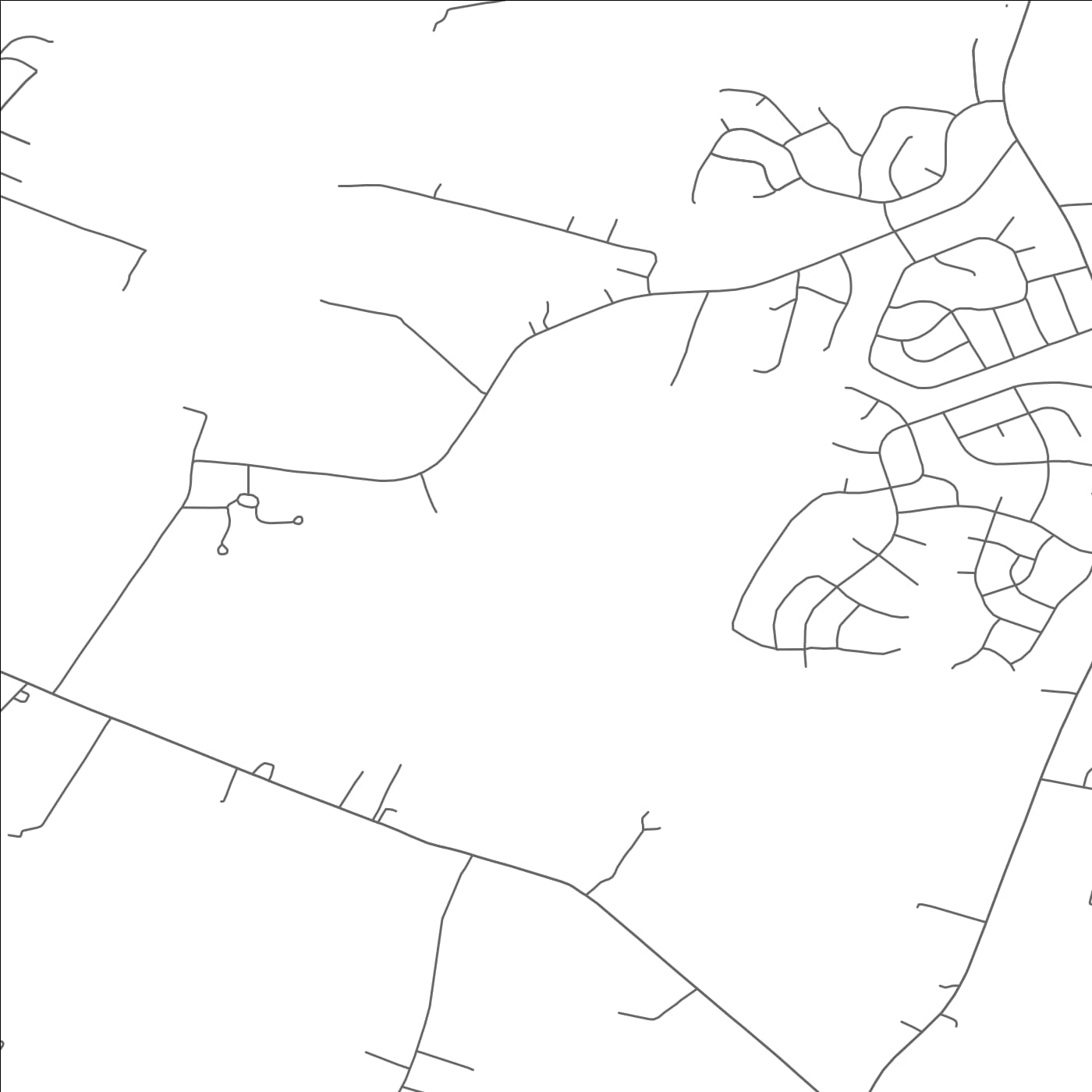 ROAD MAP OF ST. JAMES, MARYLAND BY MAPBAKES