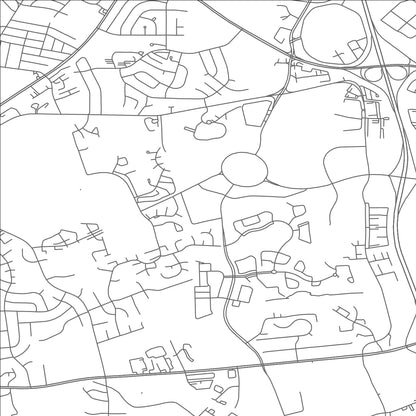 ROAD MAP OF SUMMERFIELD, MARYLAND BY MAPBAKES