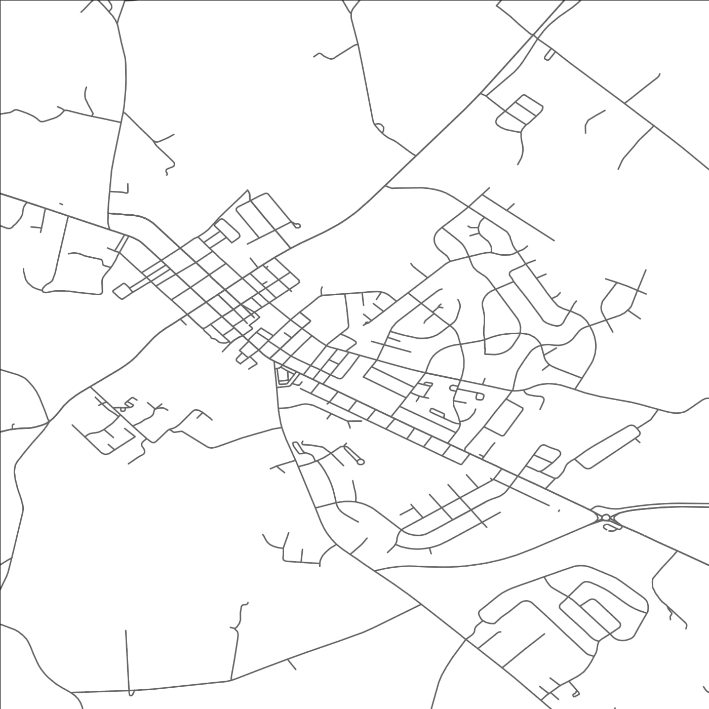 ROAD MAP OF TANEYTOWN, MARYLAND BY MAPBAKES