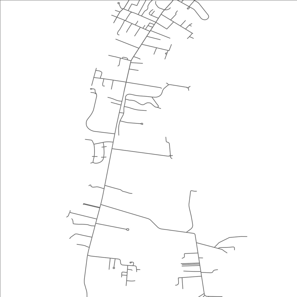 ROAD MAP OF TILGHMAN ISLAND, MARYLAND BY MAPBAKES