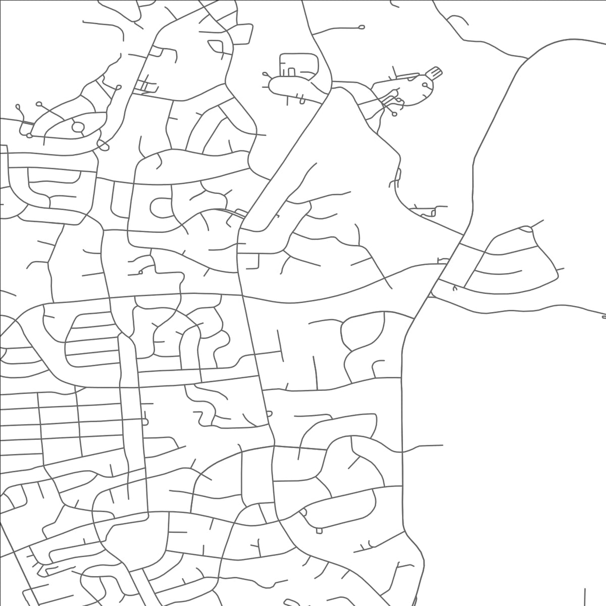 ROAD MAP OF TIMONIUM, MARYLAND BY MAPBAKES