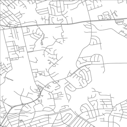 ROAD MAP OF WALKER MILL, MARYLAND BY MAPBAKES