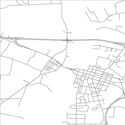 ROAD MAP OF WEST DENTON, MARYLAND BY MAPBAKES