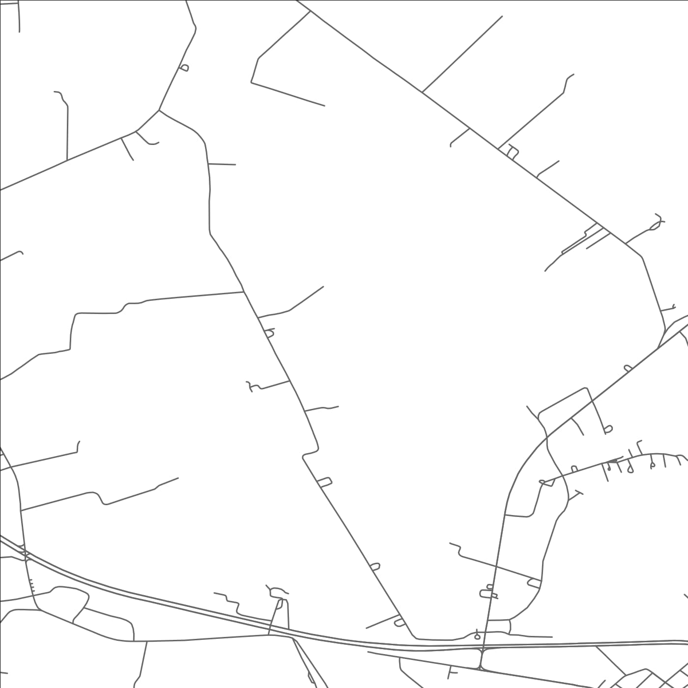 ROAD MAP OF WEST POCOMOKE, MARYLAND BY MAPBAKES