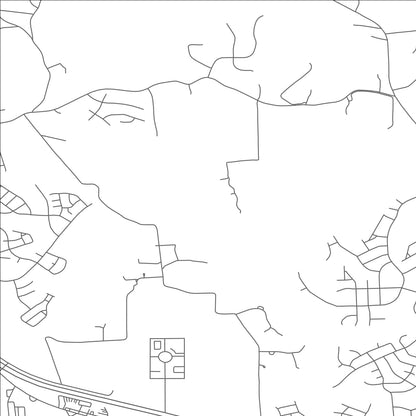 ROAD MAP OF WESTPHALIA, MARYLAND BY MAPBAKES