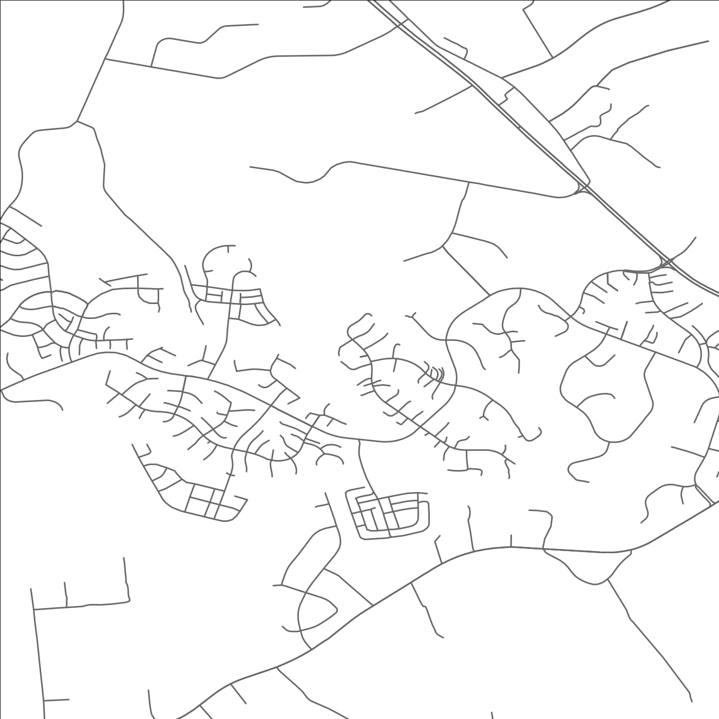 ROAD MAP OF WILDEWOOD, MARYLAND BY MAPBAKES