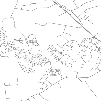 ROAD MAP OF WILDEWOOD, MARYLAND BY MAPBAKES