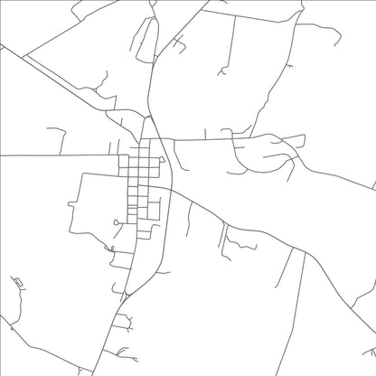 ROAD MAP OF WOODSBORO, MARYLAND BY MAPBAKES