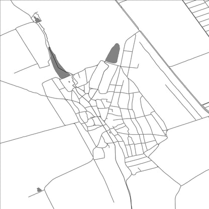 ROAD MAP OF ANTONEŞTI, MOLDOVA BY MAPBAKES