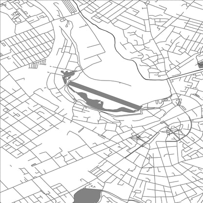 ROAD MAP OF BĂLŢI, MOLDOVA BY MAPBAKES