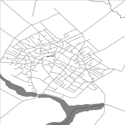 ROAD MAP OF BARABOI, MOLDOVA BY MAPBAKES