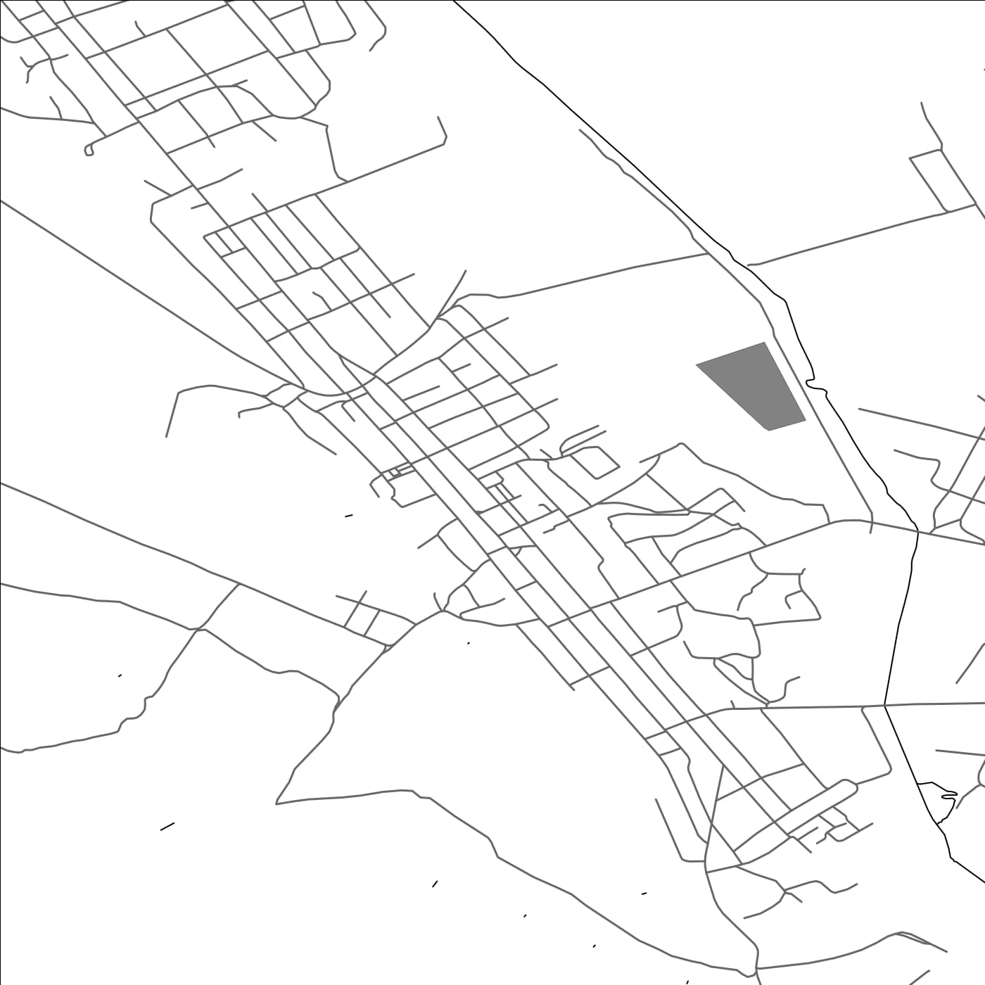 ROAD MAP OF BASARABEASCA, MOLDOVA BY MAPBAKES