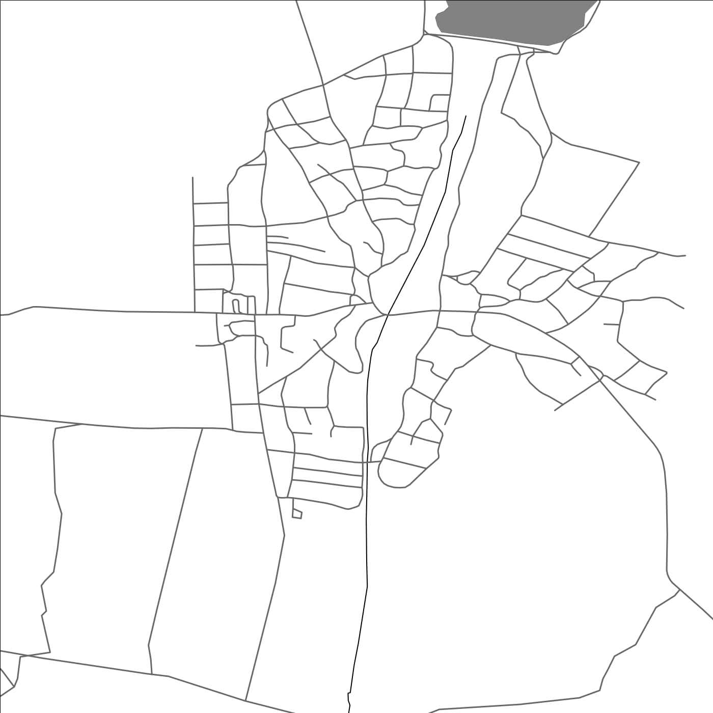 ROAD MAP OF BOROGANI, MOLDOVA BY MAPBAKES