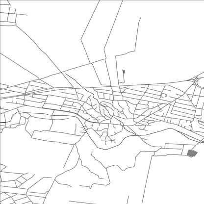 ROAD MAP OF BUDEŞTI, MOLDOVA BY MAPBAKES