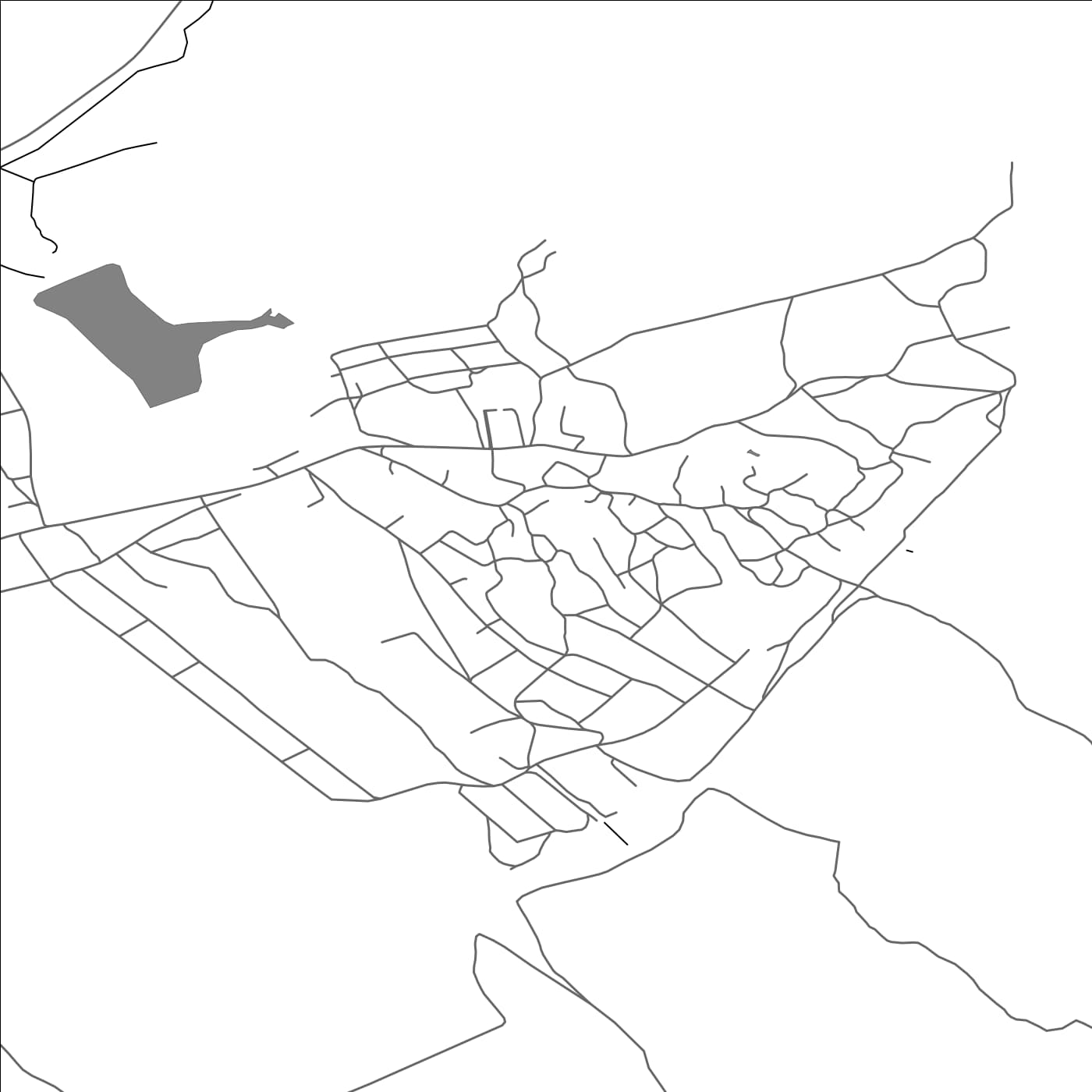 ROAD MAP OF BUMBĂTA, MOLDOVA BY MAPBAKES