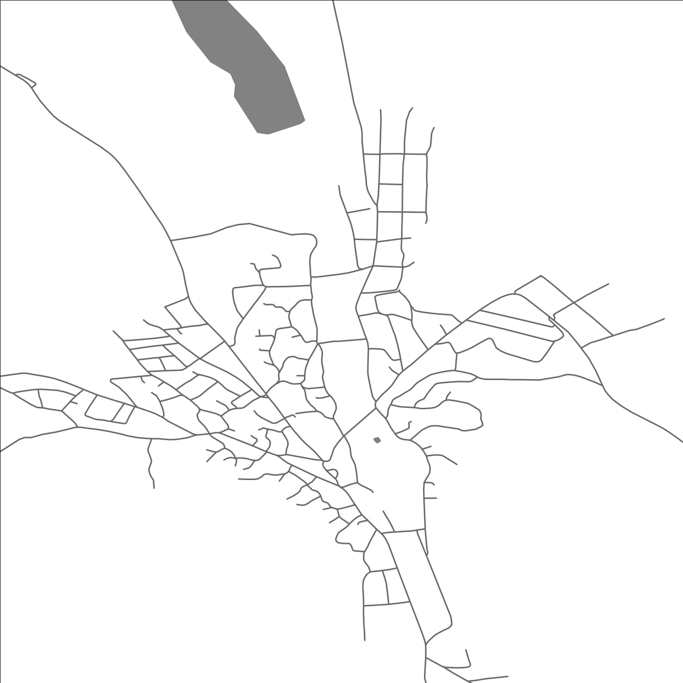 ROAD MAP OF BUŢENI, MOLDOVA BY MAPBAKES