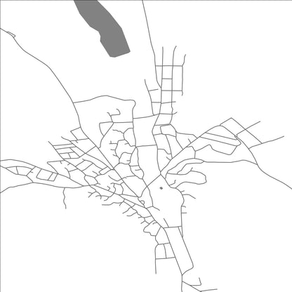 ROAD MAP OF BUŢENI, MOLDOVA BY MAPBAKES