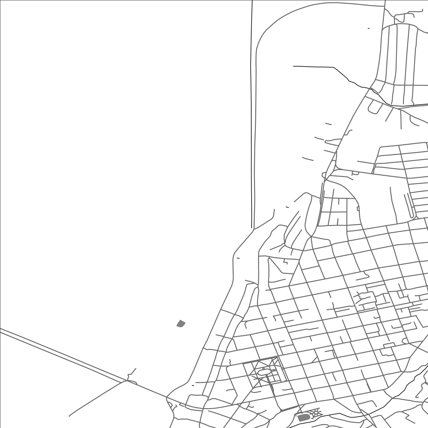 ROAD MAP OF CAHUL, MOLDOVA BY MAPBAKES