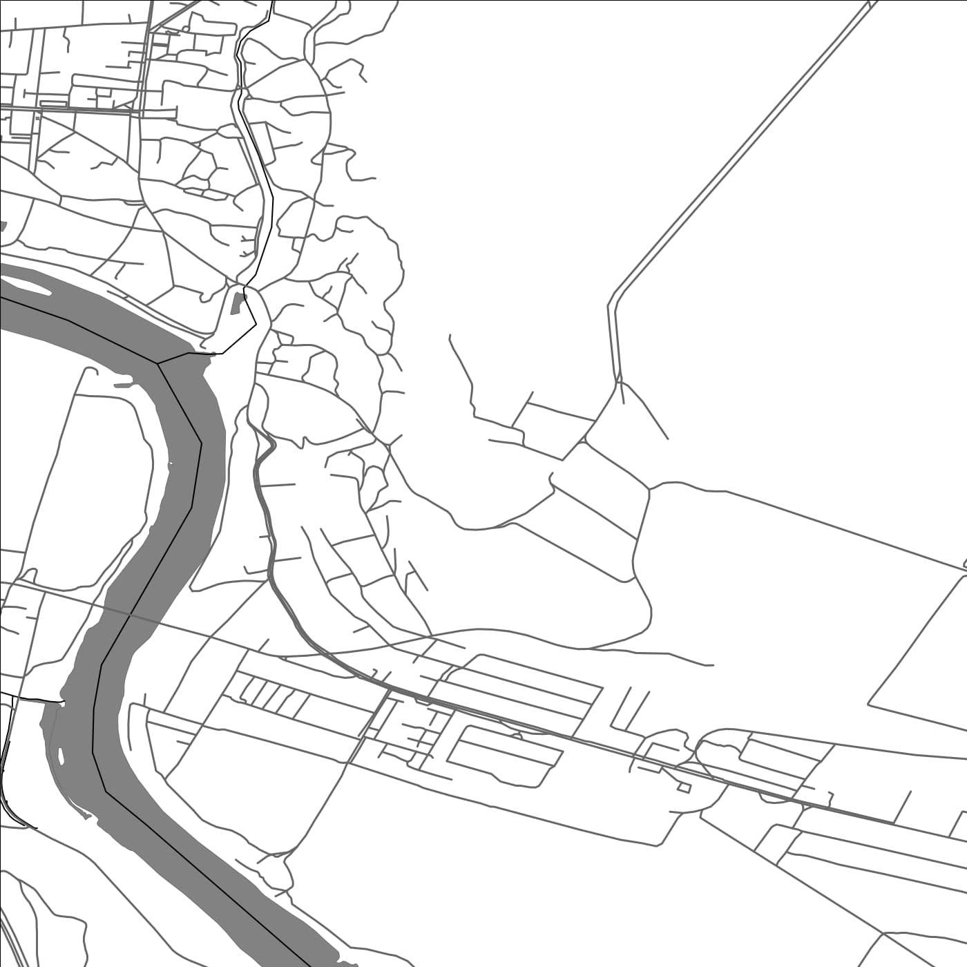 ROAD MAP OF CAMENCA, MOLDOVA BY MAPBAKES