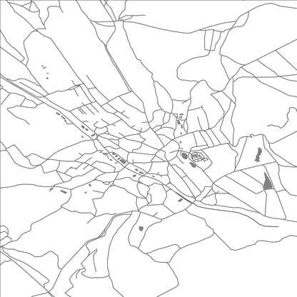 ROAD MAP OF CĂPRIANA, MOLDOVA BY MAPBAKES