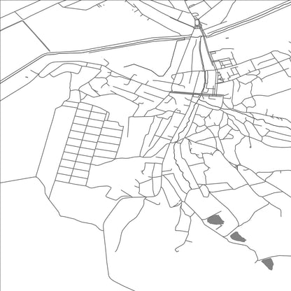 ROAD MAP OF CĂUŞENI, MOLDOVA BY MAPBAKES