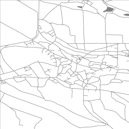 ROAD MAP OF CINIŞEUŢI, MOLDOVA BY MAPBAKES