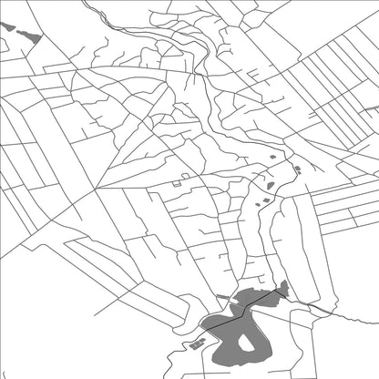 ROAD MAP OF CORJEUŢI, MOLDOVA BY MAPBAKES