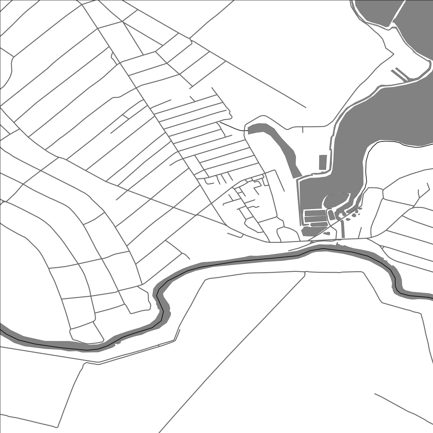 ROAD MAP OF CRASNOE, MOLDOVA BY MAPBAKES