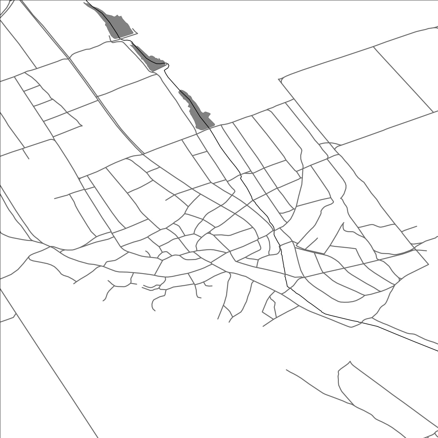 ROAD MAP OF FEŞTELIŢA, MOLDOVA BY MAPBAKES