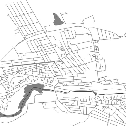 ROAD MAP OF FLOREŞTI, MOLDOVA BY MAPBAKES