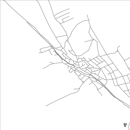 ROAD MAP OF FUNDUL GALBENEI, MOLDOVA BY MAPBAKES