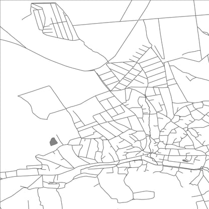 ROAD MAP OF HÎRBOVĂŢ, MOLDOVA BY MAPBAKES