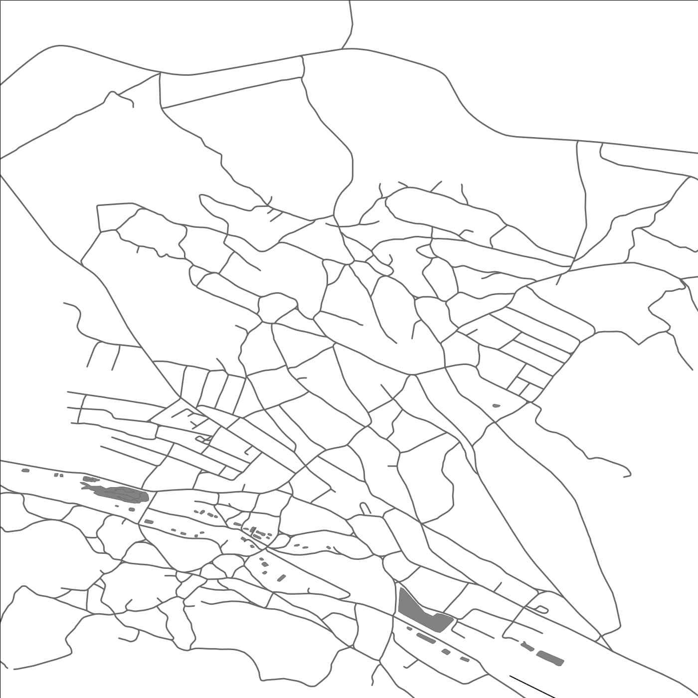 ROAD MAP OF HORODIŞTE, MOLDOVA BY MAPBAKES