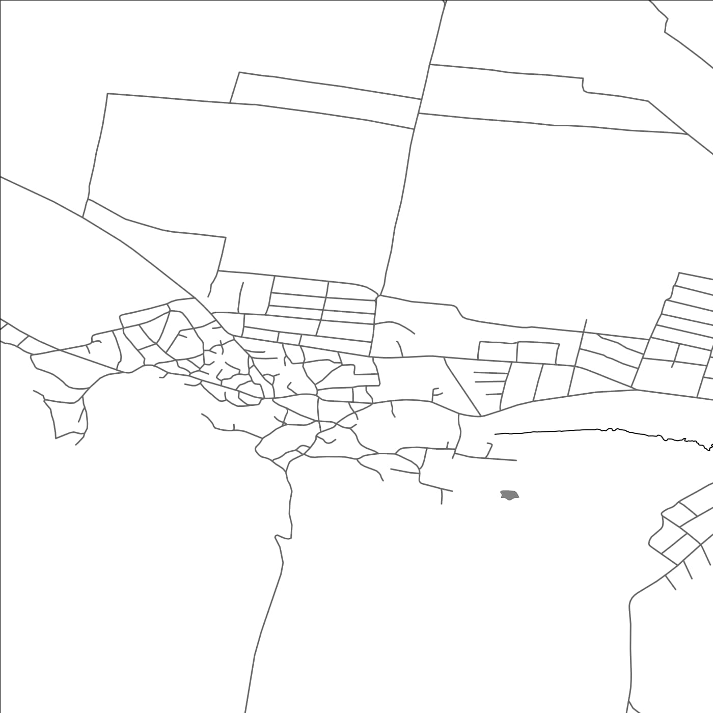 ROAD MAP OF IZBIŞTE, MOLDOVA BY MAPBAKES