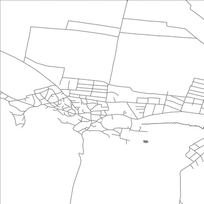 ROAD MAP OF IZBIŞTE, MOLDOVA BY MAPBAKES