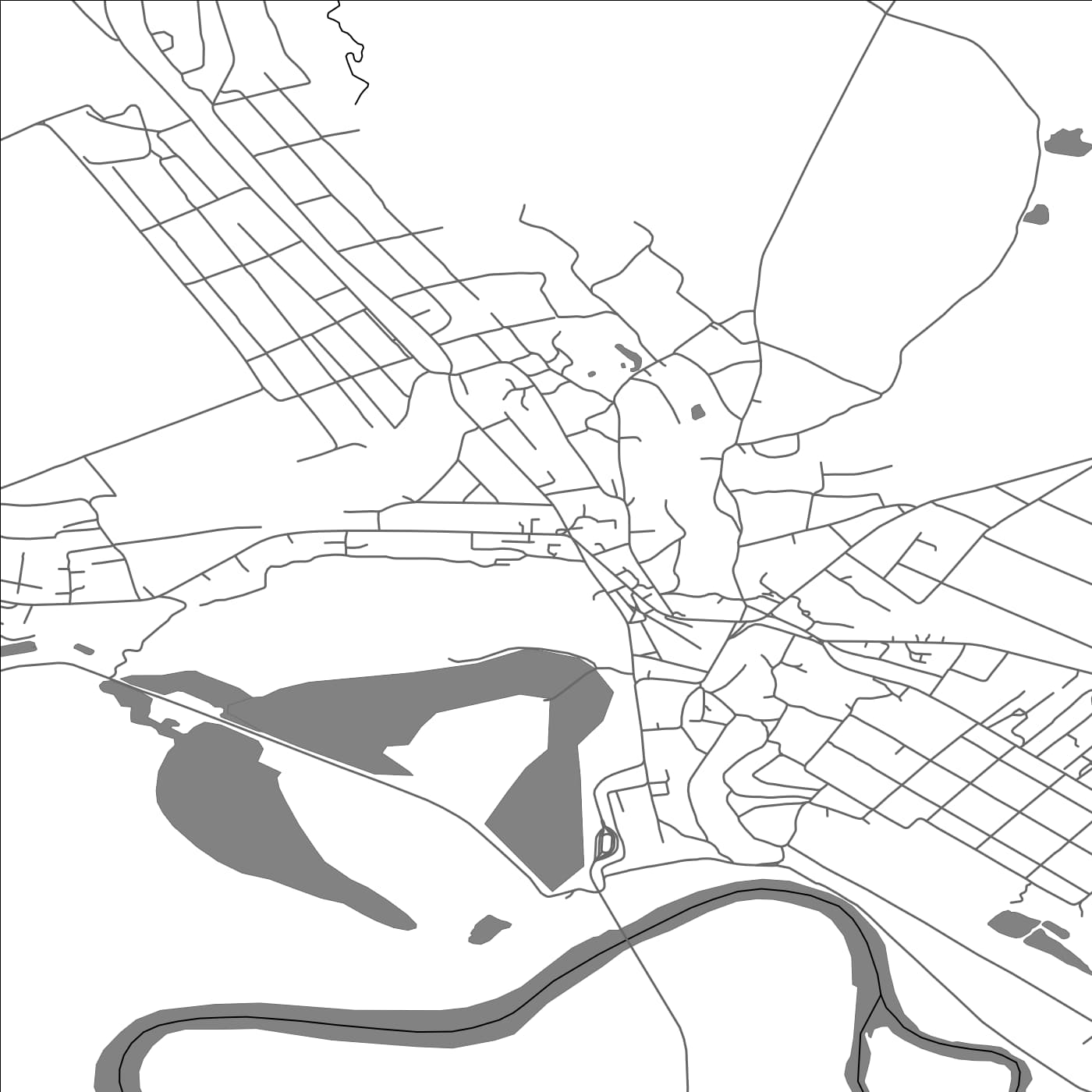 ROAD MAP OF LIPCANI, MOLDOVA BY MAPBAKES